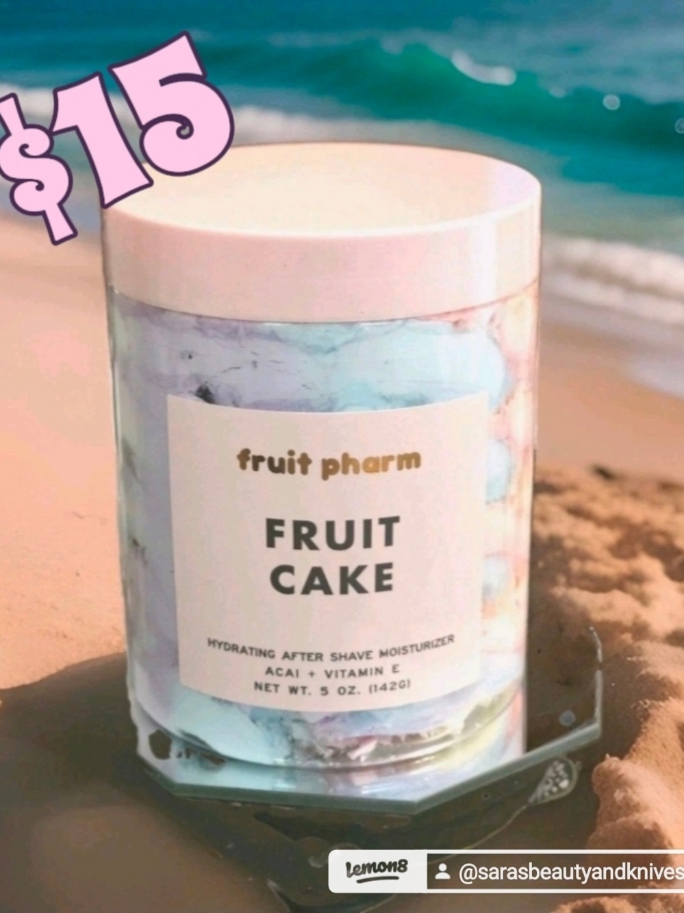 Fruit Pharm Fruit Cake Hydrating After Shave Moisturizer, 5 oz